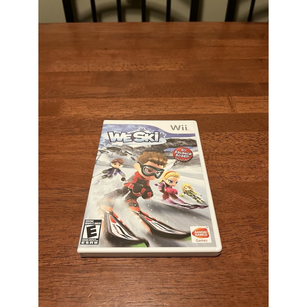 We Ski Nintendo Wii Game Balance Board Compatible Manual CIB Tested